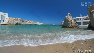 mitakas海滩希腊海中